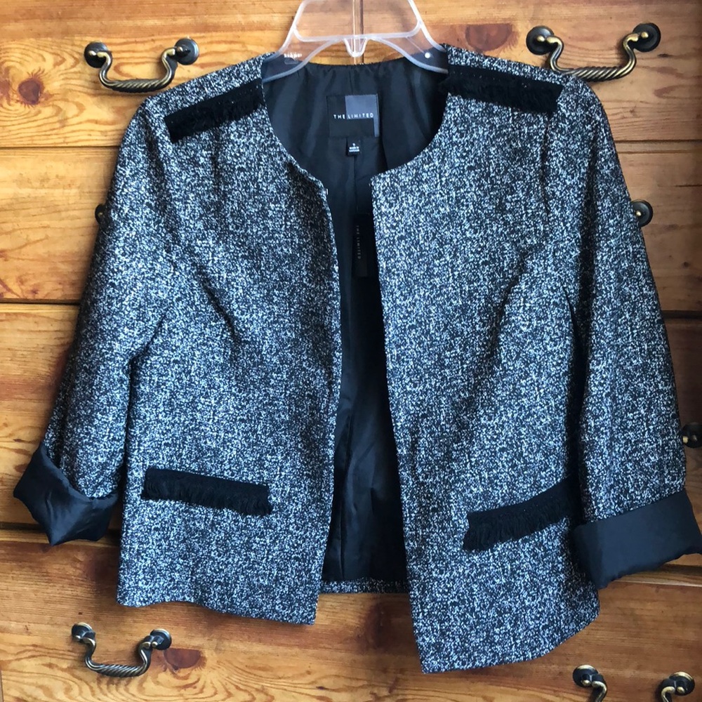 Limited Black and White colored Blazer